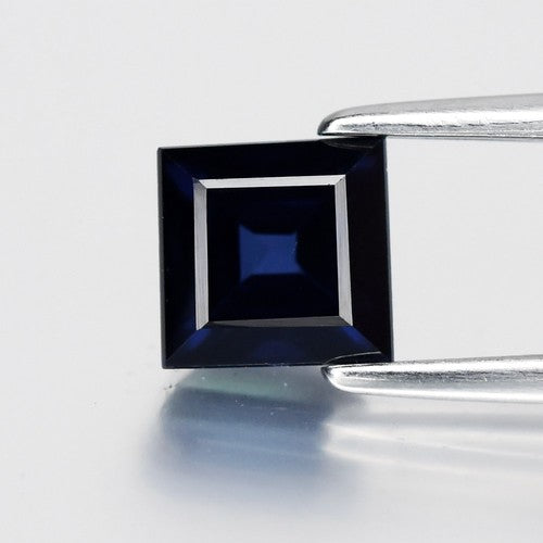 0.98ct Medium Blue Sapphire | Square